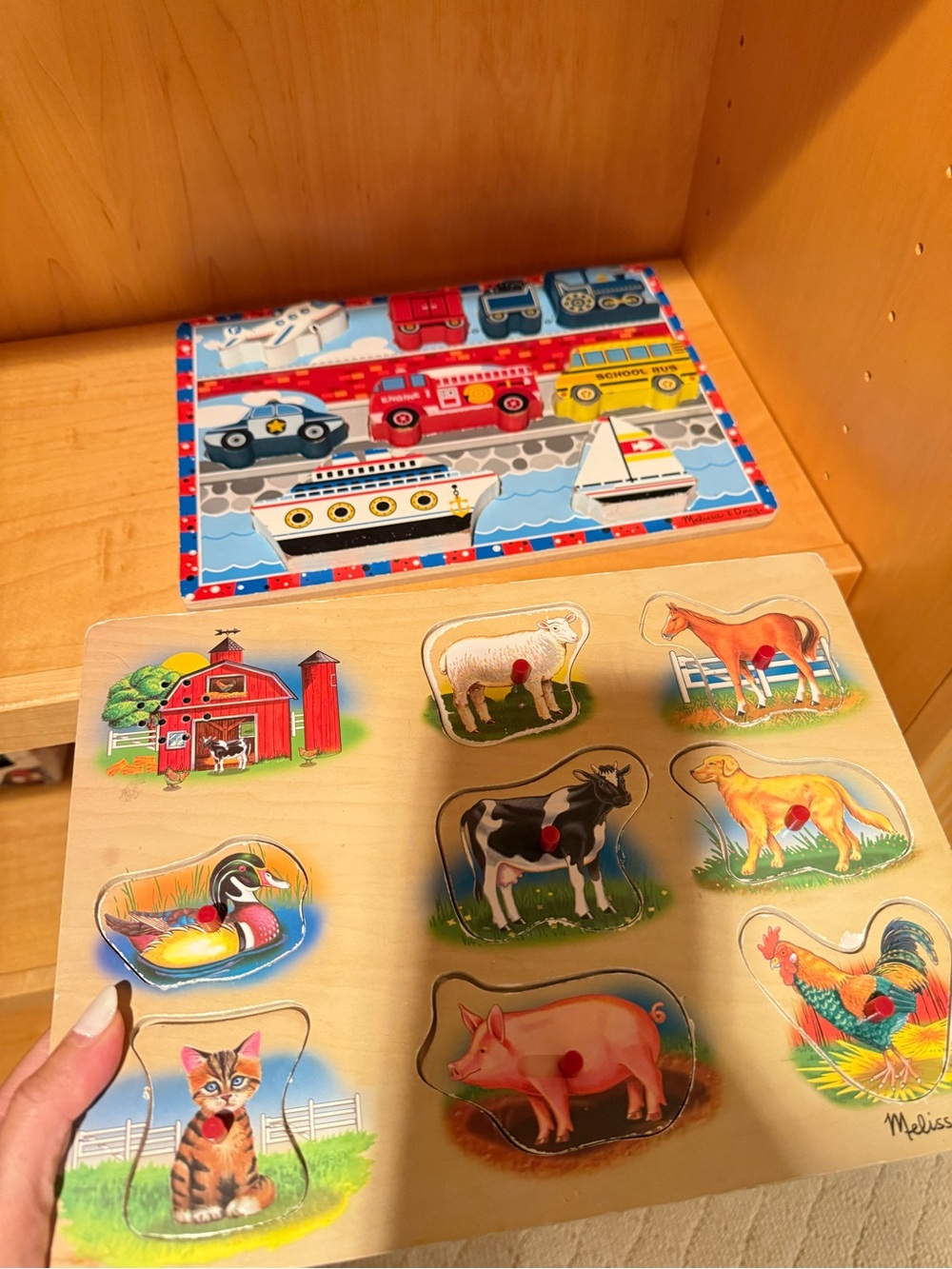 2 Melissa & Doug puzzles